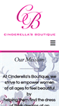 Mobile Screenshot of cinderellasboutique.net